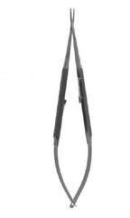 V. Mueller Needle Holder Snowden-Pencer™ Diamond-Lite 6 Inch Length Curved, Dust Teeth, Delicate Working End Sharpness Round Spring Handle - M-949527-1787 - Each
