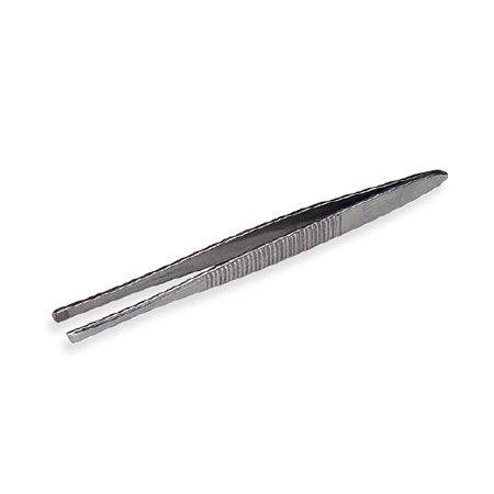 Acme United Tweezers SmartCompliance 3 Inch Length Stainless Steel NonSterile NonLocking Thumb Handle Straight Slanted Tips - M-949746-3259 - Each