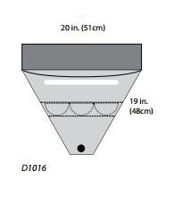 Cardinal Surgical Drape Isolation Bag 20 W X 20 L Inch