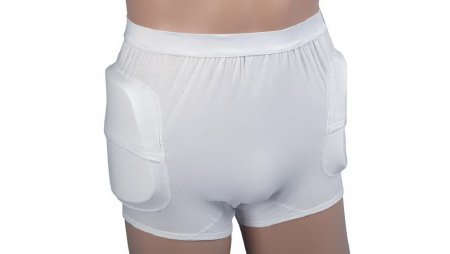 Alimed Hip Protection Brief AliMed® HipShield™ X-tra Brief Small White Unisex