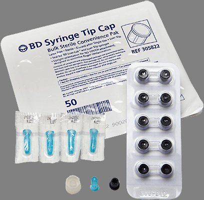 Becton Dickinson Syringe Luer Tip Cap Tray