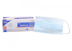 Dukal Surgical Mask Dukal® Pleated Tie Closure One Size Fits Most Blue NonSterile ASTM Level 1