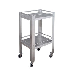 UMF Medical Utility Table 16 X 20 X 34 Inch Stainless Steel 4 Sided Top Rail