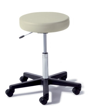 Midmark Air Lift Exam Stool Ritter® 272 Value Series Backless Pneumatic Height Adjustment 5 Casters Western Fjord - M-950686-3811 - Each