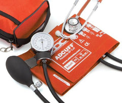 American Diagnostic Corp Aneroid Sphygmomanometer Combo Kit Combo Kit Size 11 Nylon Cuff 21 Inch Stethoscope Tube Dual Head Stethoscope