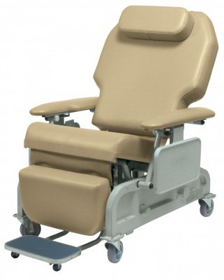 Graham-Field Bariatric Power Recliner Lumex® Doe Skin Four Swivel Caster