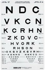 Good-Lite Eye Chart Good-Lite® 10 Foot Measurement Acuity Test