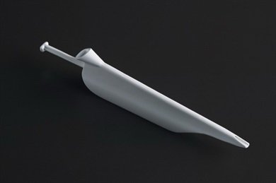 Civco Medical Instruments Endocavity Needle Guide 16 to 18 Gauge, Includes Latex Cover, 5 Degree Angle, 19 cm Needle Length