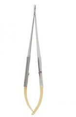 V. Mueller Vascular Needle Holder Vital™ 8 Inch Length Smooth Teeth, Straight, Extra Fine Jaw Round Spring Handle - M-951949-2111 - Each