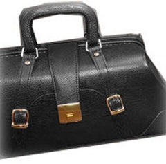 Hopkins Medical Products Physicians Bag Black Leather 6 X 11 X 16 Inch - M-952605-4969 - Each