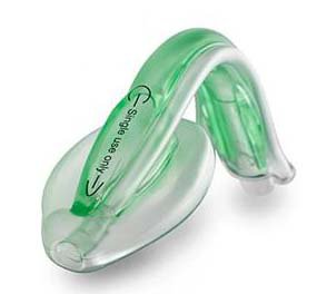 Ambu AuraGain™ Laryngeal Mask Pediatric / Adult User Size 3 Green PCTG / PVC / Silicone Sterile Disposable