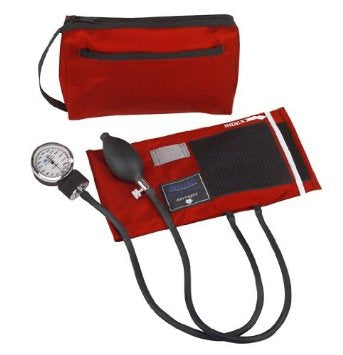 DMS Holdings Aneroid Sphygmomanometer with Cuff Match Mates™ 2-Tube Pocket Size Hand Held Adult Large Cuff