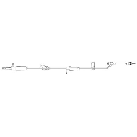 Zyno Medical Primary Administration Set Z-800 20 Drops / mL Drip Rate 105 Inch Tubing Without Port - M-953309-2150 - Case of 50