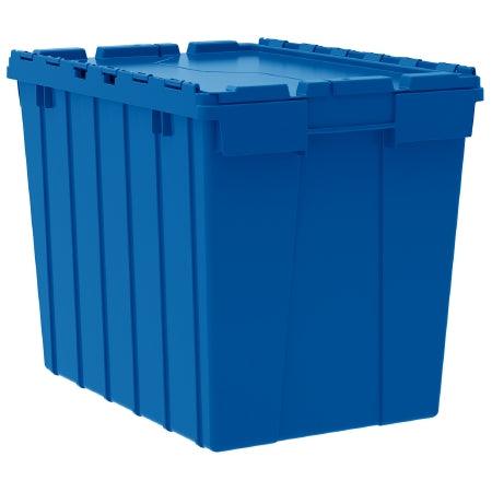 Akro-Mils Attached Lid Container Akro-Mils® Blue Industrial Grade Polymers 15 X 17 X 21-1/2 Inch - M-954174-1465 - Case of 3