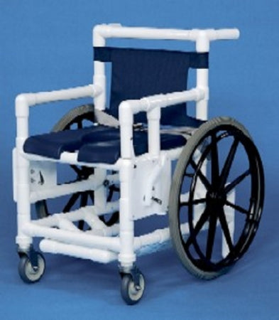 IPU Commode / Shower Chair ipu® Swing Arm - Left PVC Frame Mesh Back