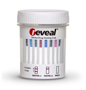 American Screening Corporation Drugs of Abuse Test Reveal™ 12-Drug Panel with Adulterants AMP, BAR, BZO, COC, mAMP/MET, MDMA, MTD, OPI300, OXY, PCP, TCA, THC (OX, pH, SG) Urine Sample 1 Test