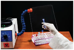 Fisher Scientific Magnetic Safety Shield With Gooseneck Arm