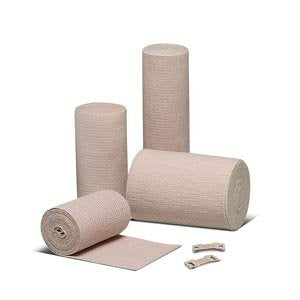 Hartmann Elastic Bandage Contex® LF 6 Inch X 10 Yard Standard Compression Clip Detached Closure Tan NonSterile