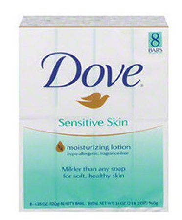 Lagasse Soap Dove® Sensitive Skin Bar 4.5 oz. Individually Wrapped Unscented