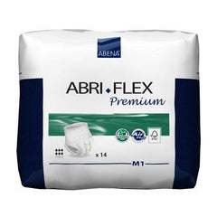 Abena North America Unisex Adult Absorbent Underwear Abri-Flex™ Premium M1 Pull On with Tear Away Seams Medium Disposable Moderate Absorbency - M-955027-1986 - Bag of 14