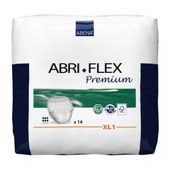 Abena North America Unisex Adult Absorbent Underwear Abri-Flex™ Premium XL1 Pull On with Tear Away Seams X-Large Disposable Moderate Absorbency - M-955042-4230 - Case of 84