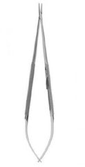 V. Mueller Micro Needle Holder Delicate Touch™ 7-1/4 Inch Length Straight Dust Teeth Jaws Round Spring Handle - M-955093-3928 - Each
