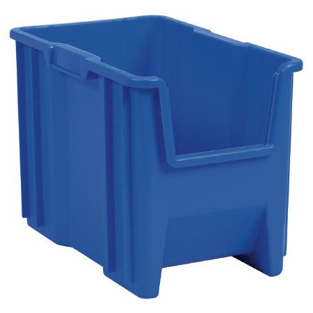 Akro-Mils Storage Bin Stak-N-Store Blue Industrial Grade Polymers 10-7/8 X 12-1/2 X 17-1/2 Inch - M-955387-1007 - Case of 4