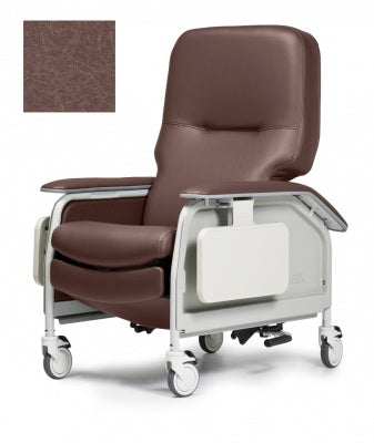 Graham-Field Clinical Care Recliner Lumex® Deluxe Wineberry Four Tente® Swivel Caster, Three Locking Caster