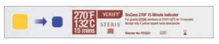 Steris Verify® SixCess™ Sterilization Chemical Indicator Strip Steam 5-1/2 Inch