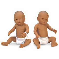 Nasco Infant Boy and Girl Manikin Brown