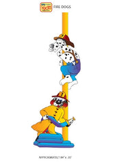 Clinton Industries Fire Dogs Wall Sticker