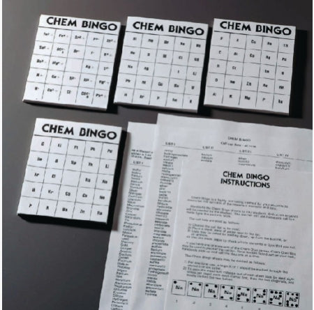 Ward's Science Chem Bingo Game