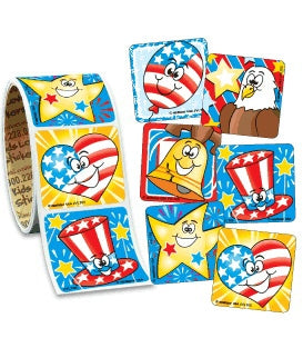 Medibadge ValueStickers™ 100 per Unit Patriotic Sticker