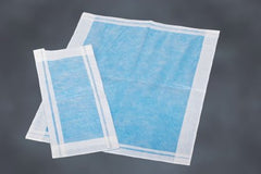 HK Surgical Procedure Underpad HK Super Absorbent 4-3/4 X 12 Inch Blue / White NonSterile