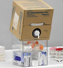 Market Lab Inc Storage Bin Cubitainer® Clear Acrylic 10 X 10 X 13 Inch - M-957360-3500 - Each