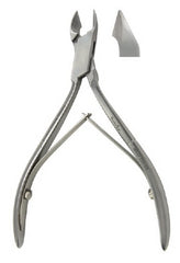 Tissue / Cuticle Nipper MeisterHand® Convex 4-1/2 Inch Stainless Steel