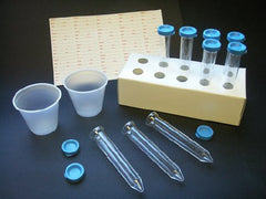 Globe Scientific Urine Specimen Collection Kit Uri-Pak™ 3.5 oz. Cup / 12 mL Tube Polystyrene Tube Collection Cup / Urine Collection Tube NonSterile