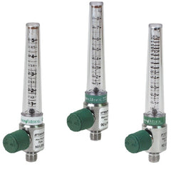 Precision Medical Chrome Flowmeter 0 to 15 LPM Increment