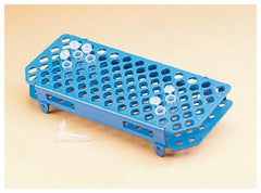 Fisher Scientific Microcentrifuge Test Tube Rack Fisherbrand™ 50 Place 1.5 mL Tube Size Blue 1-3/4 X 4-1/2 X 10-2/5 Inch