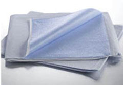 Graham Medical Products Stretcher Sheet Standard 40 W X 90 L Inch Blue Tissue / Poly / Tissue Disposable