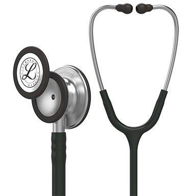 3M Classic Stethoscope 3M™ Littmann® Classic III™ Black 1-Tube 27 Inch Tube Double-Sided Chestpiece