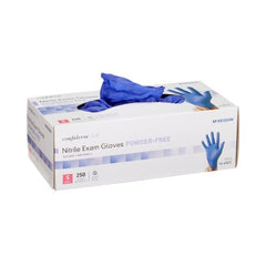 Exam Glove McKesson Confiderm® 3.0 Small NonSterile Nitrile Standard Cuff Length Textured Fingertips Blue Not Chemo Approved - M-957801-4134 - Case of 10