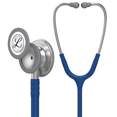 3M Classic Stethoscope 3M™ Littmann® Classic III™ Navy Blue 1-Tube 27 Inch Tube Double-Sided Chestpiece