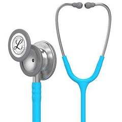 3M Classic Stethoscope 3M™ Littmann® Classic II™ Turquoise 1-Tube 27 Inch Tube Double-Sided Chestpiece