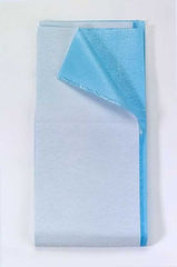 Tidi Products Stretcher Sheet Tidi® Ultiamte Flat 40 X 90 Inch Blue Double Re-Crepe (DRC) / Polyester Back Disposable