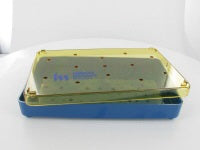 Healthmark Industries Instrument Tray with Lid Pro-Tec™ Micro Metal 4/5 X 4 X 6-1/2 Inch - M-958124-2555 - Each