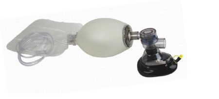 Allied Healthcare Resuscitator Bag Cuffed Mask