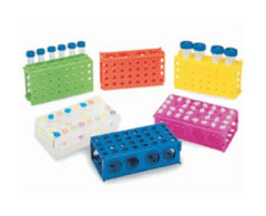 Fisher Scientific 4-Way Test Tube Rack Fisherbrand™ 4 / 12 / 32 Place 4 X 50 mL / 12 X 15 mL / 32 X 1.5 mL / 32 X 0.5 ml Tube Size Natural 5.2 X 9.5 X 17.4 cm