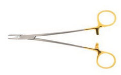BR Surgical Needle Holder 9 Inch Length Straight Serrated - M-958694-1971 - Each