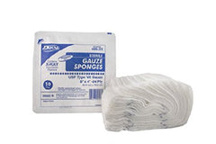 Dukal USP Type VII X-Ray Detectable Gauze Sponge Dukal™ Cotton 24-Ply 4 X 8 Inch Rectangle Sterile
